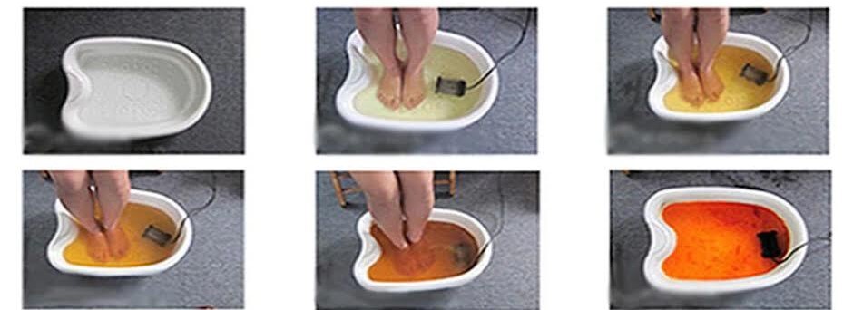Foot Bath with water color changing